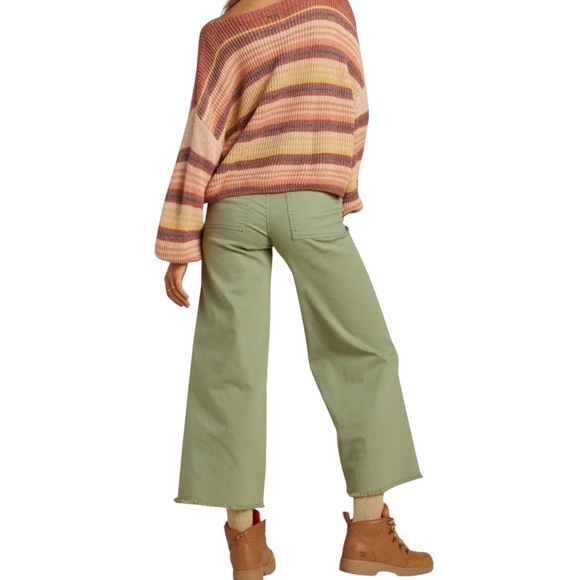 Billabong Free Fall Wide Leg High Rise Pant NWT Sz 25 - Picture 5 of 16